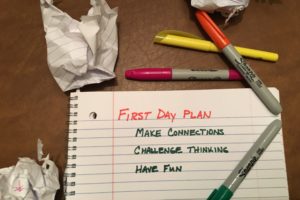 First Days: Capitalizing on the Start of School
