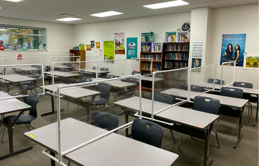 Britt Jungcks new classroom at Boone High School.