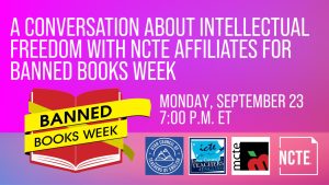 Register for a Free Event from NCTE for Banned Books Week